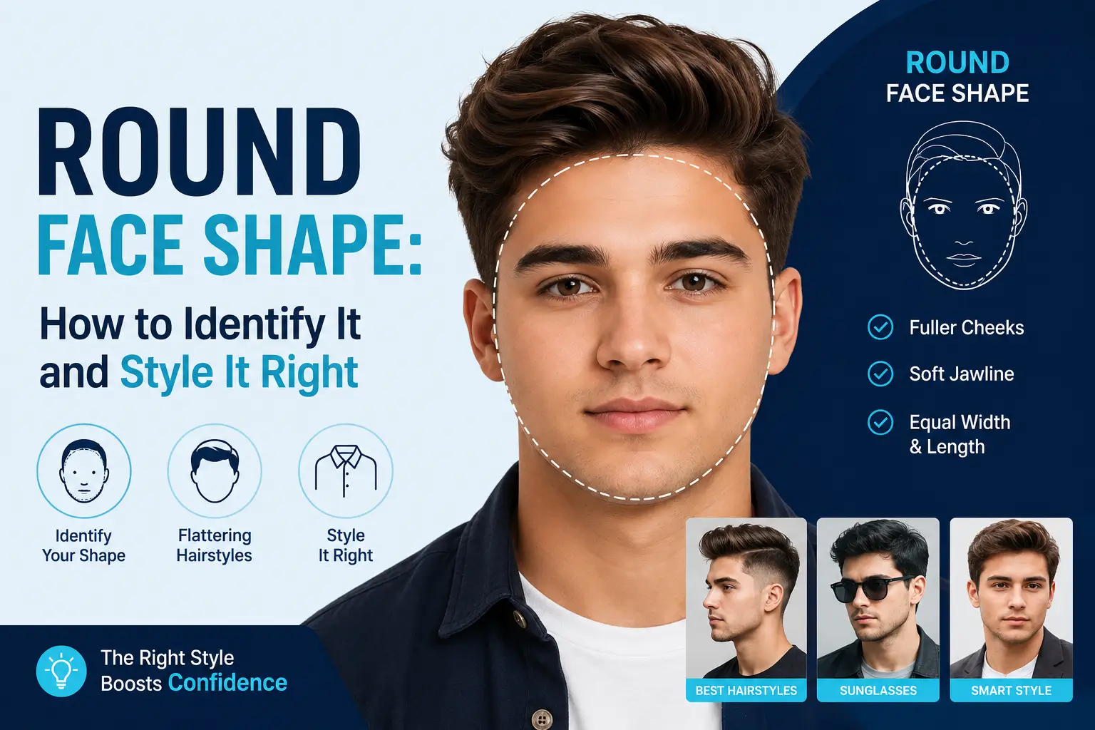 Round Face Shape How to Identify It and Style It Right