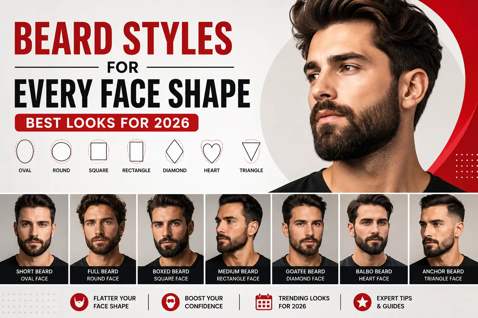 Beard Styles for Every Face Shape Best Looks for 2026