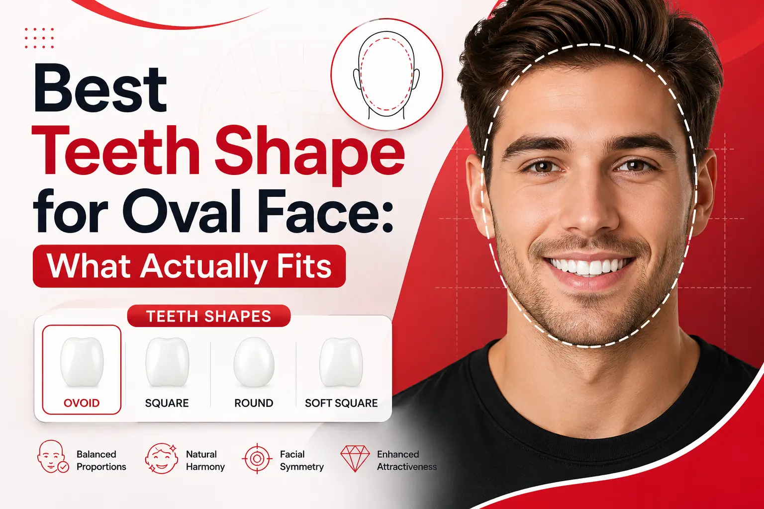 Best Teeth Shape for Oval Face What Actually Fits