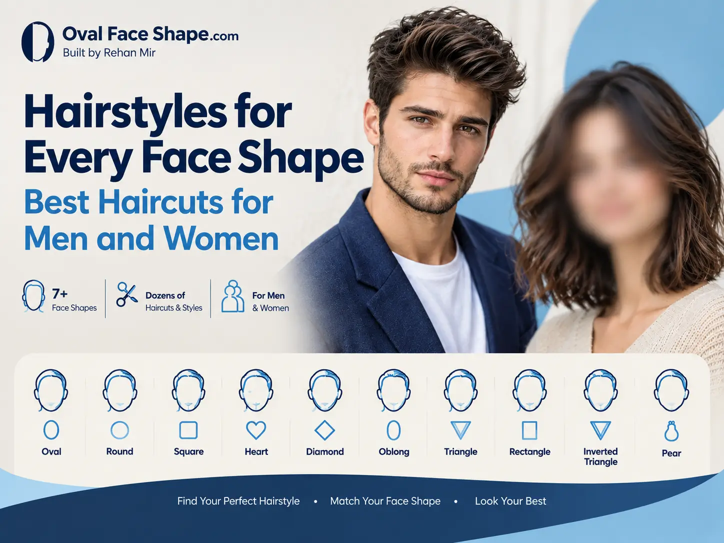 Hairstyles for Every Face Shape