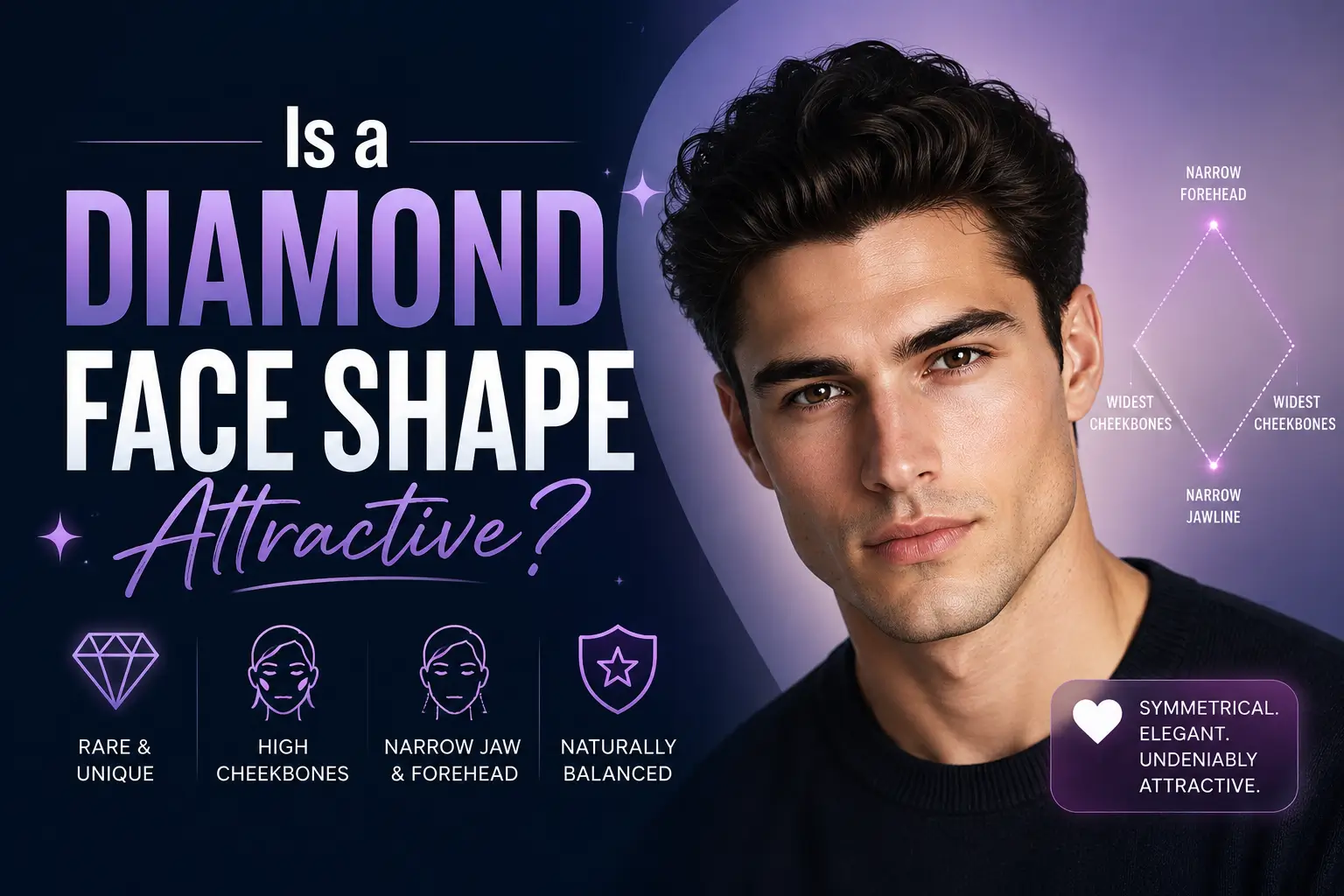 Is a Diamond Face Shape Attractive