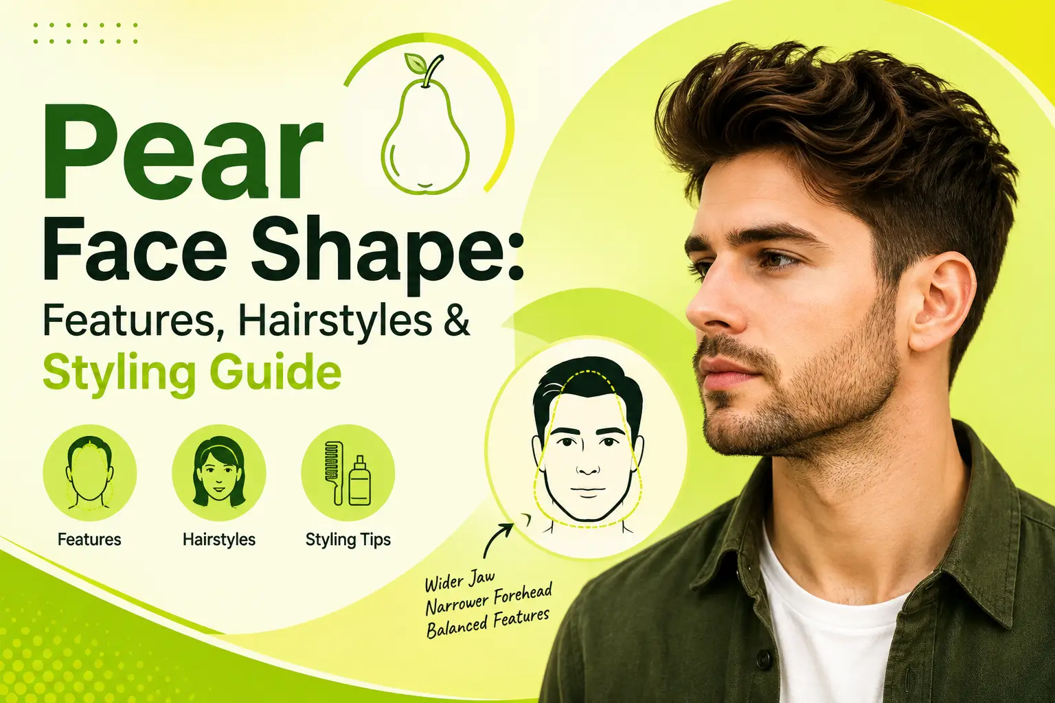 Pear Face Shape Features, Hairstyles & Styling Guide