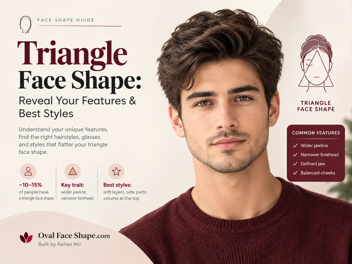 Triangle Face Shape Reveal Your Features & Best Styles