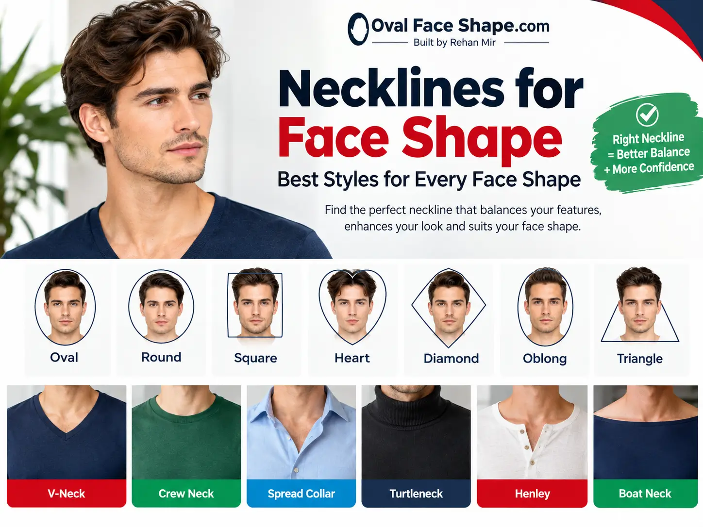 Necklines for Face Shape Best Styles for Every Face Shape