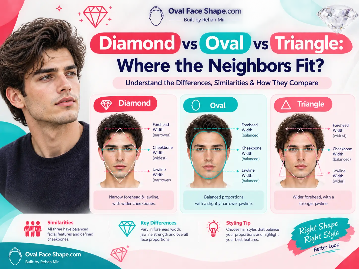 Diamond vs Oval vs Triangle: Where the Neighbors Fit?