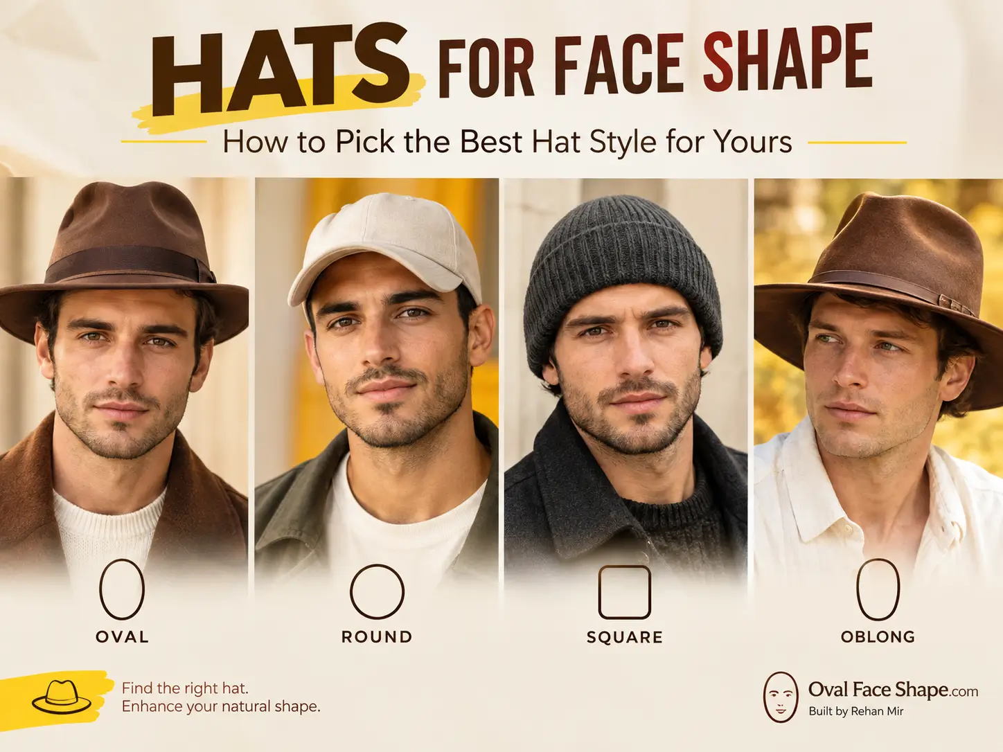 Hats for Face Shape